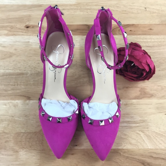 Jessica Simpson Pink Prinella Ankle-Strap Pumps 8 - Picture 2 of 8